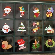 IRIS Mikulás és kesztyű mintás/35x50cm páraálló karácsonyi ablakdísz (IRIS_173-06) karácsonyi ablakdekoráció