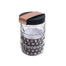  IRIS üveg fűszertartó 1.350ml rózsarany-fekete 190902-004 konyhai eszköz