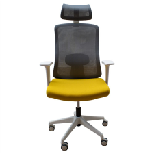 IRISOffice Aurora Irodai Görgős Forgószék - Szürke / Sárga forgószék