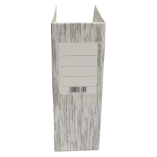 IRISOffice D merevfalú 9cm karton szürke textil mintás iratpapucs irattartó