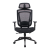 IRISOffice Nimbus fekete ergonómikus, szövet-hálós irodai forgószék fej és háttámasszal (NIMBUS FEKETE)