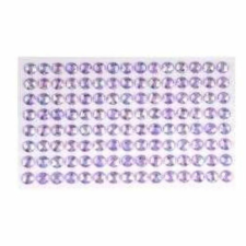  Irizáló Lila Strassz Matrica - Öntapadós Akril, 600 db - DIY Dekorációhoz körömdíszítő