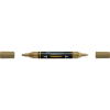 irka Akril marker kétvégű MULTIMARK 178 Faber-Castell kávé barna