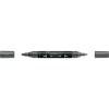irka Akril marker kétvégű MULTIMARK 297 Faber-Castell metál acélszürke
