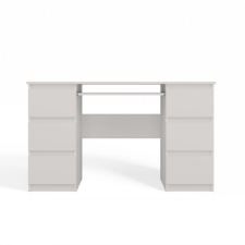  ÍRÓASZTAL KUBA - MATT FEHÉR íróasztal