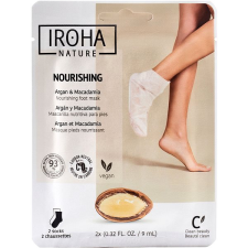 Iroha Nature Argan & Macadam lábmaszk, 2 × 9 ml lábápolás