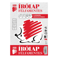  Írólap ICO Süni A/5 félfamentes 10-50 50 ív/csomag írólap