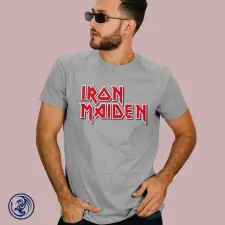  Iron Maiden - logó férfi póló férfi póló