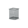  Írószertartó ErichKrause fémhálós 8x9.5 cm ezüst