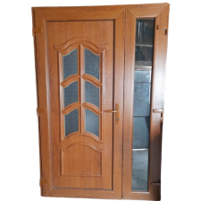  Isabella – Aranytölgy – Műanyag bejárati ajtó – 138×208 - NYITHATÓ OLDALLAL - nyílászáró