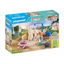 Isabella és Lioness lómosókészlet - PLAYMOBIL lovasjáték playmobil