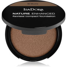 IsaDora Nature Enhanced Flawless Compact Foundation kompakt krémalapozó árnyalat 90 Mocha 10 g smink alapozó