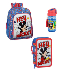 iskolai Hátizsák szett - Mickey Mouse #kék-piros iskolatáska