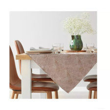 Isla banánlevél mintás jacquard asztalterítő Sötét bézs 85x85 cm HS440381 lakástextília