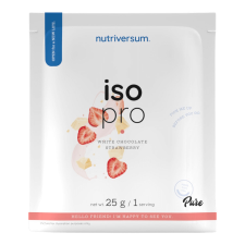  ISO PRO - 25 g - fehér csokoládé-eper - Nutriversum reform élelmiszer