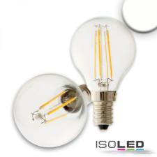 ISOLED E14 LED Illu fényforrás, 4W, átlátszó, semleges fehér izzó