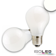 ISOLED E27 LED körte, 8 W, tejszeru, semleges fehér, dimmelheto izzó