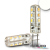 ISOLED G4 LED fényforrás, 24 SMD, 1,5 W, öntött, semleges fehér