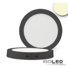 ISOLED Led panel fekete kör 24W falon kívüli meleg fehér dimmelhető világítás