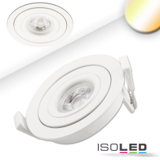 ISOLED LED süllyesztett szpotlámpa SUNSET, változtatható színhom,fehér,9W,45°,2000-2800K,Dimm-to-warm világítás