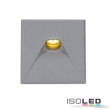 ISOLED Sys-Wall68 lámpához fedél, alumínium, szögletes 2, ezüst szürke kültéri világítás
