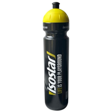 Isostar palack 1000ml, fekete kulacs, kulacstartó