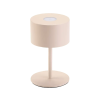Isy IDL-3000 LED lámpa, tölthető, USB-C, bézs
