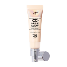 IT Cosmetics CC+ Nude Glow Color Correcting Medium Coverage Skin Tint SPF40 Neutral Tan (N) CC Krém 32 ml smink alapozó