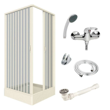 ITALBOX Luna 90 fülkecsomag káddal és zuhanykabinnal, 90x90 cm kád, zuhanykabin