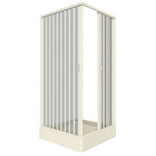 ITALBOX Luna Lux Zuhanykabin - Harmonika Ajtó - 80x80 cm kád, zuhanykabin