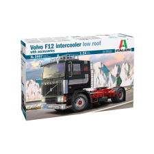 Italeri 1/24 Volvo F12 Intercooler Low Roof kamion modell kiegészítőkkel makett