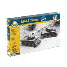  Italeri 1:72 M4A3 76mm 2in1 Fast Assembly Kit (7521) makett