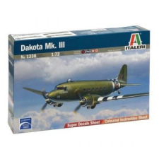 Italeri : dakota mk.iii repülőgép makett, 1:72 makett