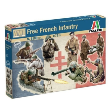 Italeri : II. világháborús szabad francia csapatok, 1:72 makett