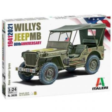 Italeri : Jeep Willys MB terepjáró makett, 1:24 (3635s) (3635s) makett