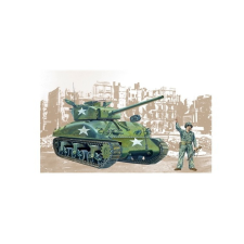 Italeri M4-A1 Sherman tank műanyag modell (1:35) makett