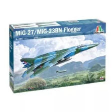 Italeri : MiG-27 Flogger D vadászrepülőgép makett, 1:48 CSOMAGOLÁSSÉRÜLT makett