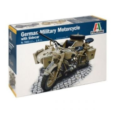 Italeri : Német Milit motorkerékpár makett, 1:9 (7403s) (7403s) makett