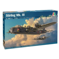 Italeri : Stirling Mk.III repülőgép makett, 1:72 makett