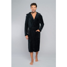 italian-fashion Mimas férfi fürdőköpeny, szürke XL