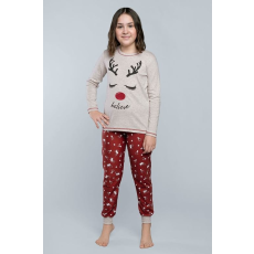 italian-fashion Sarabi lánykapizsama, rénszarvasos 122