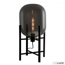 ITALUX Fekete asztali lámpa, E27, Maversa, IT-FL-82321-1A-S világítás