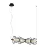 ITALUX Függeszték Fekete Sanke ITALUX-PND-63849-4-BK