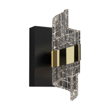 ITALUX glamour fali lámpa tonga fekete arany itx5900644337935 világítás