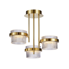 ITALUX glamour klasszikus mennyezeti lámpa tiara átlátszó arany itx5902854539765 világítás