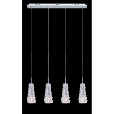 ITALUX glamour modern függeszték viviera króm átlátszó itxmdm1603/4 világítás