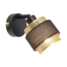 ITALUX modern fali lámpa renez fekete arany itxspl-95820-1 világítás