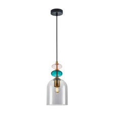 ITALUX modern függeszték busco fekete sokszínű arany itxpnd-30263-1bbrosg világítás