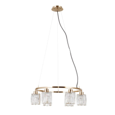 ITALUX modern függeszték simona átlátszó arany itxpnd-40814-6-hbr világítás