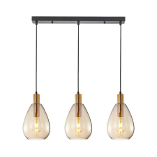ITALUX modern függeszték zulo borostyán sárgaréz itxpnd-27812-3broamb világítás